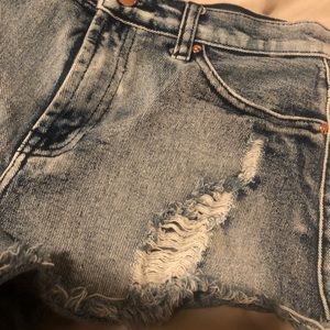 💗4 FOR 20💗 Acid wash cutoff shorts